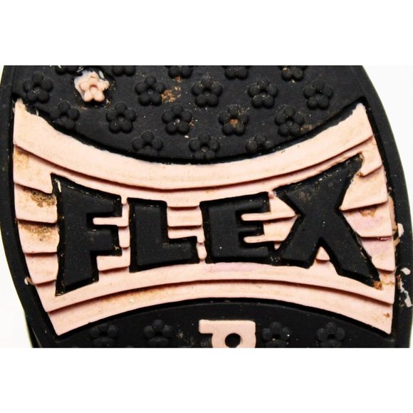 PediPed Black Mary Jane Shoes Toddler Girl sz 7.5 8 Bow Dress Flex Cushion Heel - Picture 9 of 12